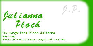 julianna ploch business card
